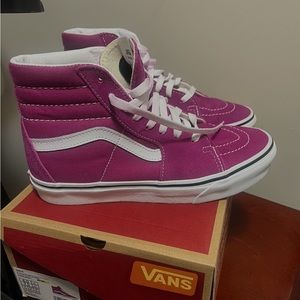 Pink suede Vans size 7.5